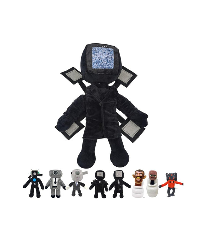 Pliušinis žaislas HappyJoe Skibidi Toilet, TV Man Titan, 25 cm