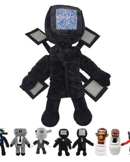 Pliušinis žaislas HappyJoe Skibidi Toilet, TV Man Titan, 25 cm