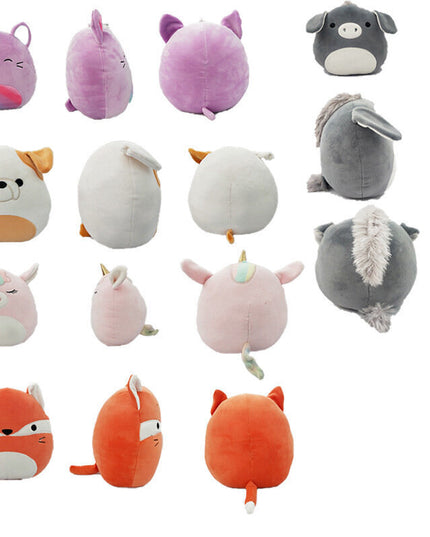 Pliušinis žaislas HappyJoe Squishmallows, violetinis vienaragis, 20 cm