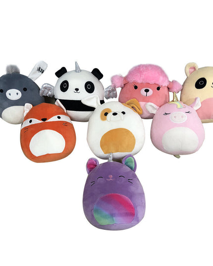 Pliušinis žaislas HappyJoe Squishmallows, violetinis vienaragis, 20 cm