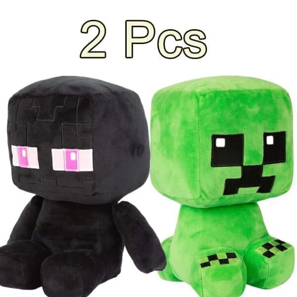 Pliušinis žaislas Minecraft, žalias, 25 cm.