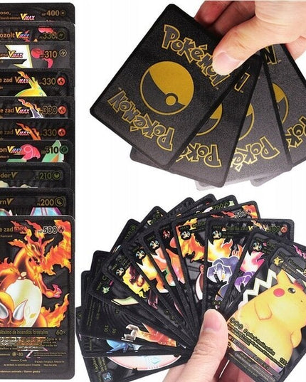 Pokemon kortų juodoji kolekcija Vmax, 55 vnt