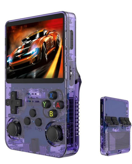 R36S Retro delninė vaizdo žaidimų konsolė atviro kodo Linux 3,5 colio IPS ekrano mini žaidimų konsolė 3D dviguba sistema vaikams ir suaugusiems