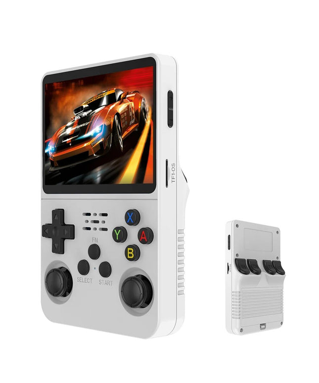 R36S Retro delninė vaizdo žaidimų konsolė atviro kodo Linux 3,5 colio IPS ekrano mini žaidimų konsolė 3D dviguba sistema vaikams ir suaugusiems