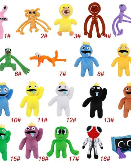 Rainbow Friends įdaryti gyvūnai Žaislai Blue Monster Minkštas pliušas