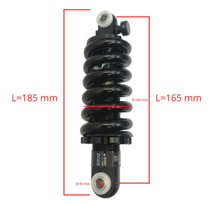 Reguliuojamas hidraulinis amortizatorius KKE 165 mm