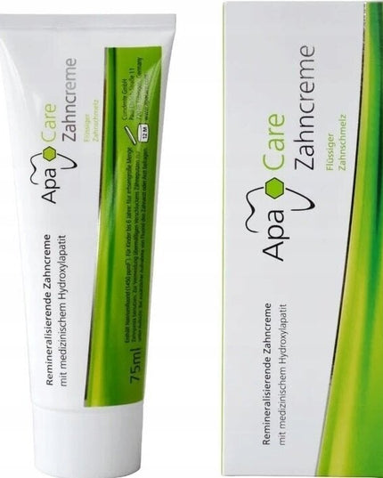 Remineralizuojanti dantų pasta ApaCare, 2x75 ml