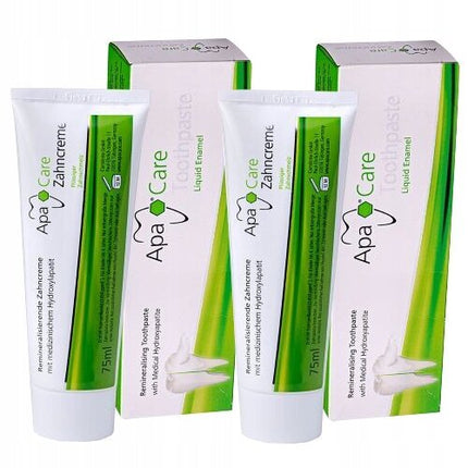 Remineralizuojanti dantų pasta ApaCare, 2x75 ml