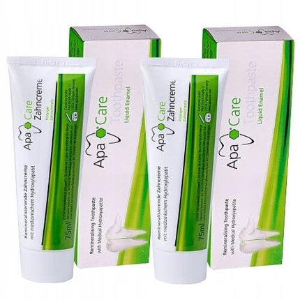 Remineralizuojanti dantų pasta ApaCare, 2x75 ml