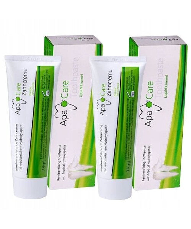 Remineralizuojanti dantų pasta ApaCare, 2x75 ml