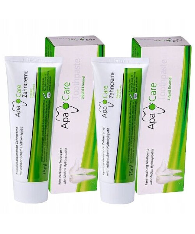 Remineralizuojanti dantų pasta ApaCare, 2x75 ml