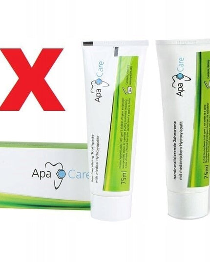 Remineralizuojanti dantų pasta ApaCare, 3x75ml