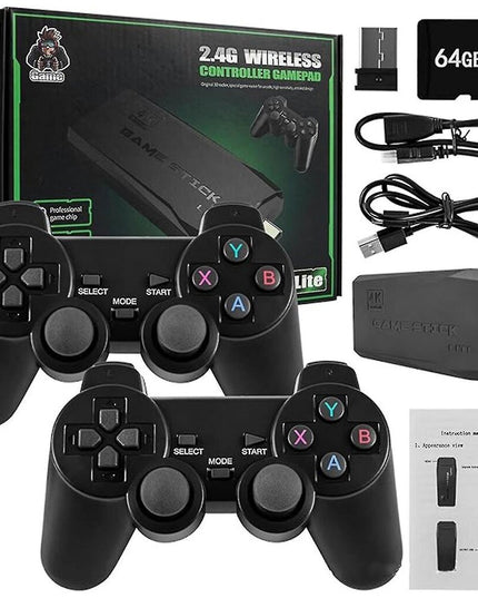 Retro TV žaidimų konsolė 4K HDMI, 128GB, su 20000 žaidimų