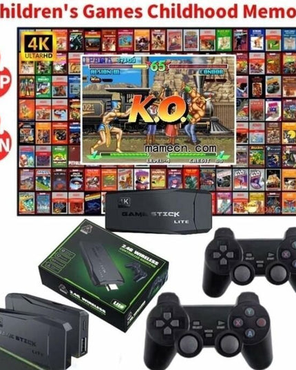 Retro žaidimų konsolė su 10 000 žaidimų, 32 GB