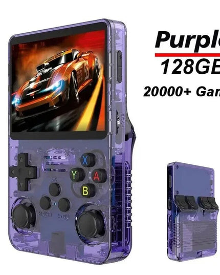 Retro žaidimų konsolė R36S delninis žaidimų grotuvas 3,5 colio IPS ekranas, nešiojamas kišeninis vaizdo grotuvas 20000 klasikinių žaidimų mini žaidimų aparatas