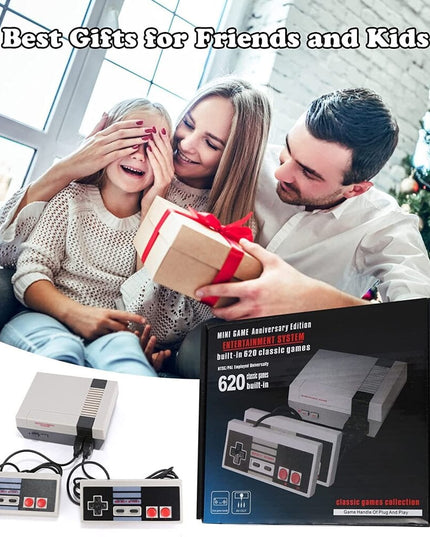 Retro žaidimų konsolė, su 620 žaidimų