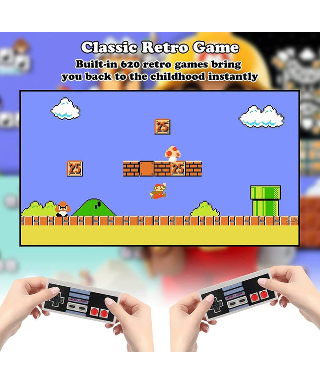 Retro žaidimų konsolė, su 620 žaidimų