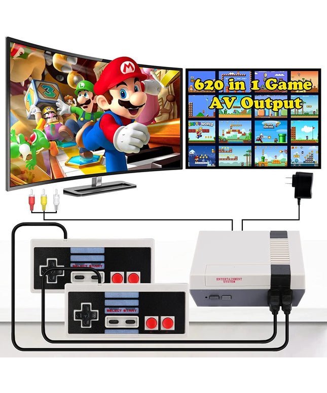 Retro žaidimų konsolė, su 620 žaidimų