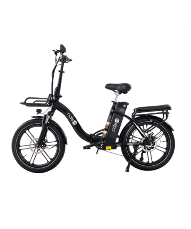 RIDE-E X16 elektrinis dviratis (20"), juoda