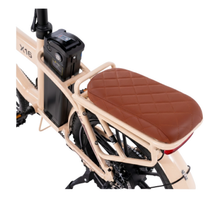 RIDE-E X16 elektrinis dviratis (20"), juoda