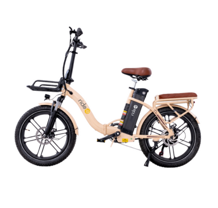 RIDE-E X16 elektrinis dviratis (20"), juoda