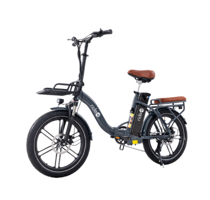 RIDE-E X16 elektrinis dviratis (20"), juoda