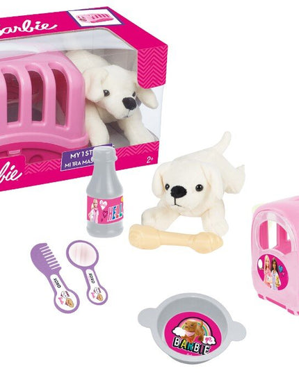 Rinkinys mano pirmasis šuo Dolu Barbie + priedai, 1605