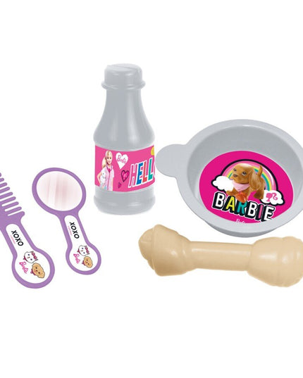 Rinkinys mano pirmasis šuo Dolu Barbie + priedai, 1605