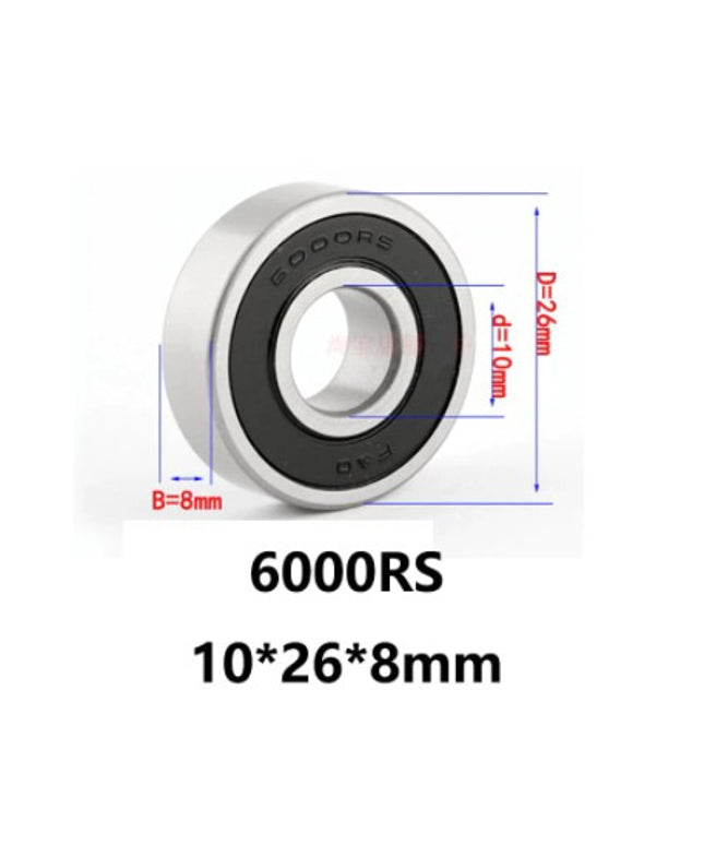 S10x priekinio ratlankio guolis 6000RS