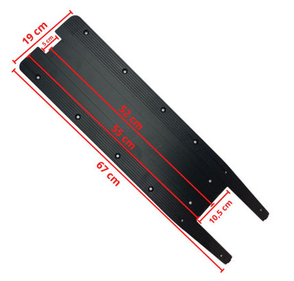 S8x metalinis kojų padas