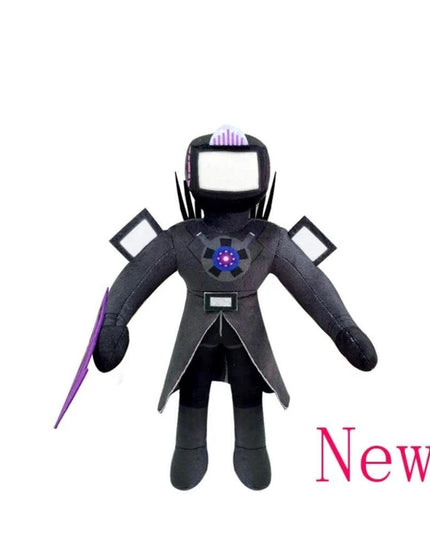 „Skibidi Toilet Titan Clockman“ Atnaujinimas „Plushie Titan Compute Man Drillman“ Pliušinis Fotoaparatas_Yellow
