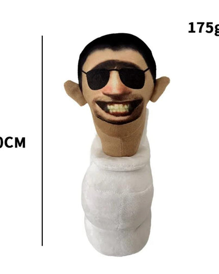 Minkštas žaislas Skibidi Toilet Titan Clockman, 30 cm