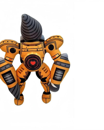 „Skibidi Toilet Titan Clockman“ Atnaujinimas „Plushie Titan Compute Man Drillman“ Pliušinis Fotoaparatas_Yellow