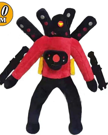 Minkštas žaislas Skibidi Toilet Titan Clockman, 30 cm