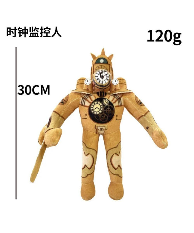 „Skibidi Toilet Titan Clockman“ Atnaujinimas „Plushie Titan Compute Man Drillman“ Pliušinis Fotoaparatas_Avocado