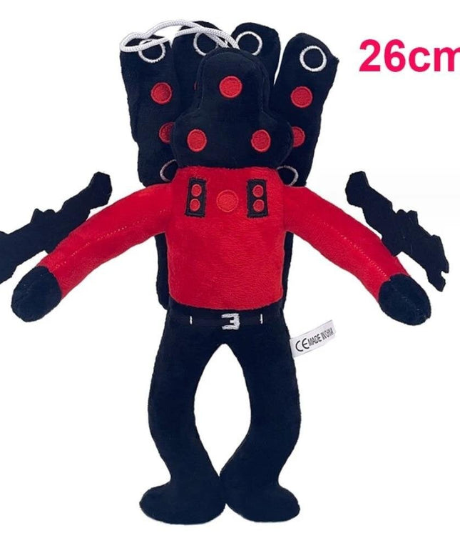 „Skibidi Toilet Titan Clockman“ Atnaujinimas „Plushie Titan Compute Man Drillman“ Pliušinis Fotoaparatas_Avocado