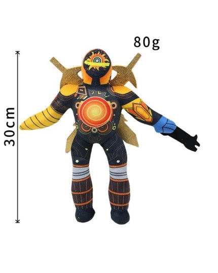 „Skibidi Toilet Titan Clockman“ Atnaujinimas „Plushie Titan Compute Man Drillman“ Pliušinis Fotoaparatas_Yellow
