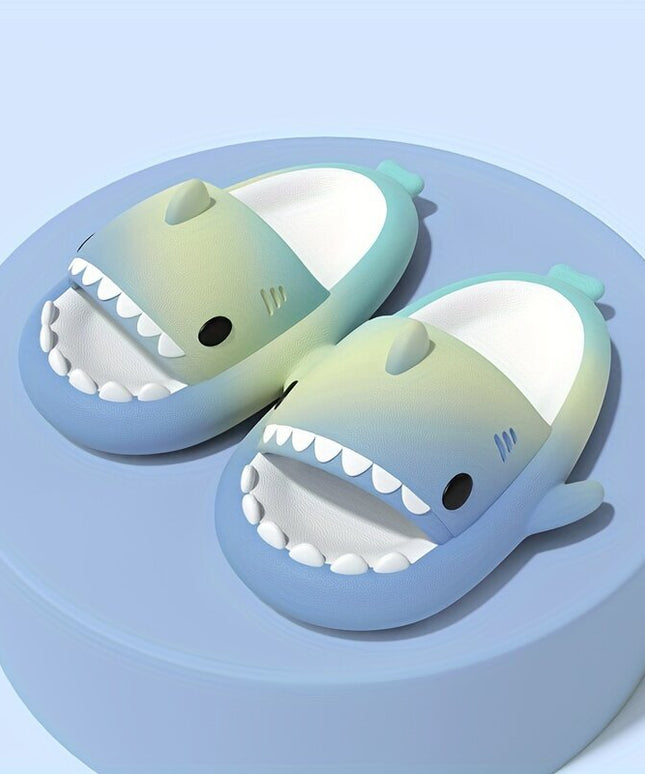 Šlepetės vaikams Shark slippers, mėlynos