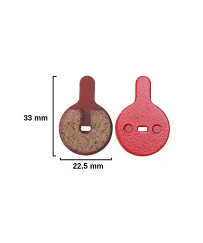 Stabdžių kaladėlės BB8 33x22mm