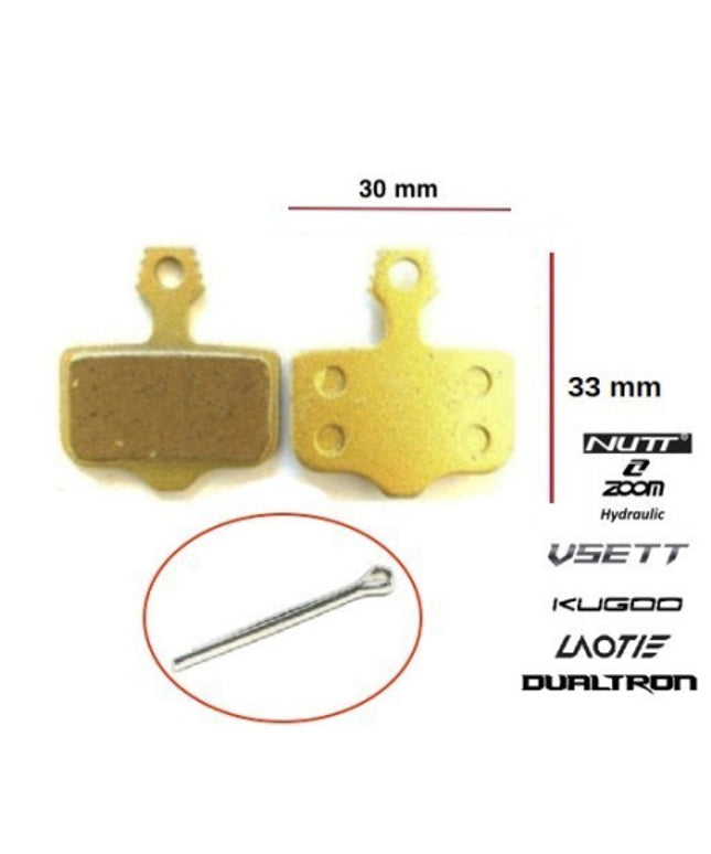 Stabdžių kaladėlių komplektas V2 30x33mm (2vnt.)