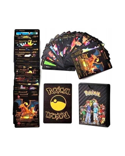 Stalo žaidimas TCG Black Pokemon kortų kaladė, 55 vnt