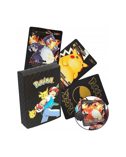Stalo žaidimas TCG Black Pokemon kortų kaladė, 55 vnt