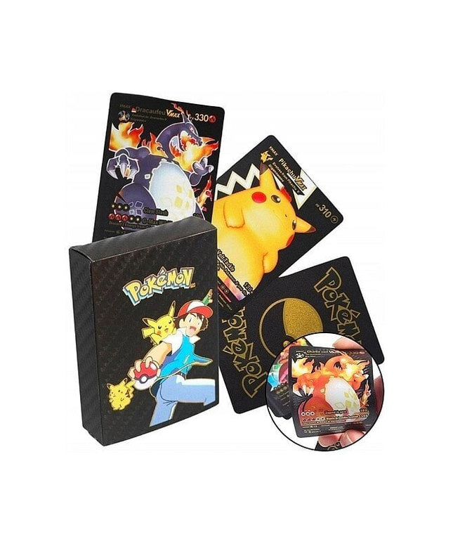 Stalo žaidimas TCG Black Pokemon kortų kaladė, 55 vnt
