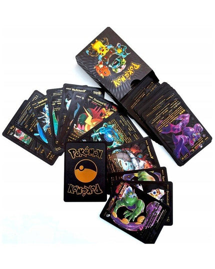 Stalo žaidimas TCG Black Pokemon kortų kaladė, 55 vnt