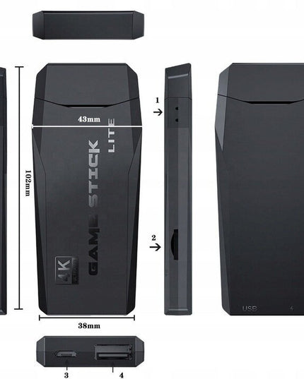 Žaidimų konsolė StoreXO Retro, 64GB, su 10000 žaidimų