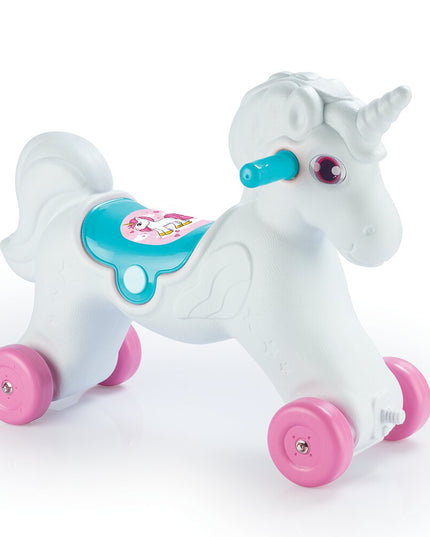 Supamas arkliukas su ratukais Dolu Unicorn 2in1, 2509