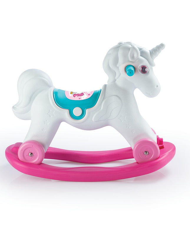 Supamas arkliukas su ratukais Dolu Unicorn 2in1, 2509