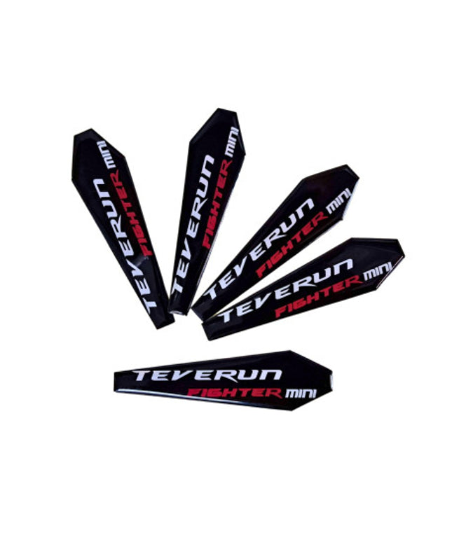 Teverun Fighter mini priekinės šakės LOGO lipdukas