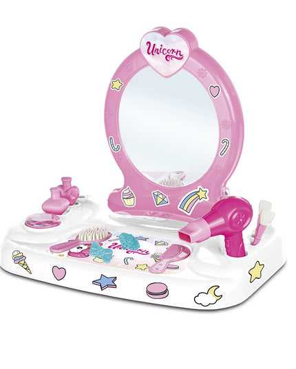 Tualetinis kosmetinis staliukas su priedais Unicorn Dolu, 2563