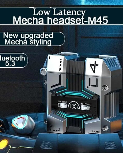 Belaidės TWS M45 "Bluetooth" ausinės